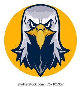 Eagle Mascot Head illustration esports logo