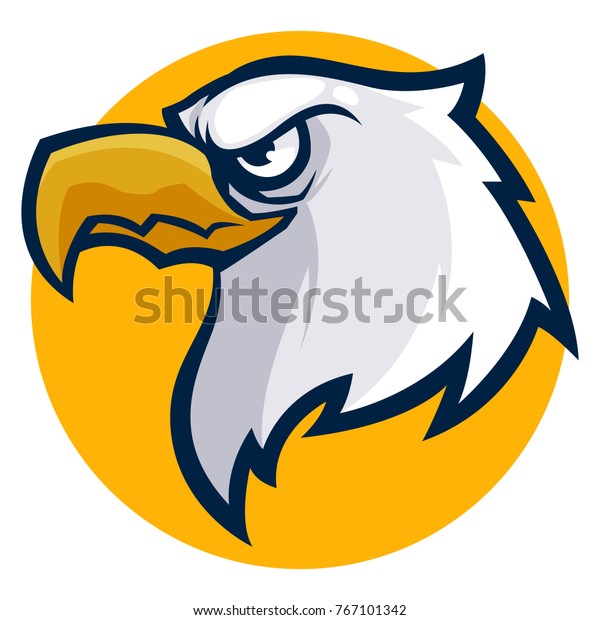 Eagle Mascot Head Illustration Esports Logo Stock Vector Royalty Free