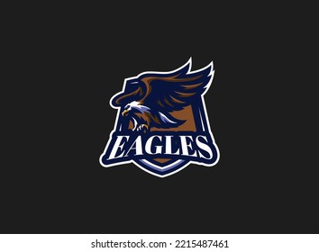 The Eagle Mascot Logo Design