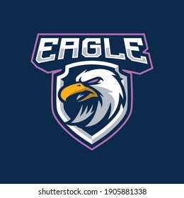 Eagle Mascot Logo Design Illustration Sport Stock Vector (Royalty Free ...