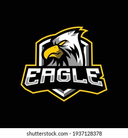 Eagle Mascot Logo Design Illustration