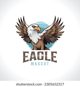 Eagle Mascot Logo Design, Eagle Vector Illustration