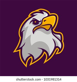 eagle mascot logo for sport team