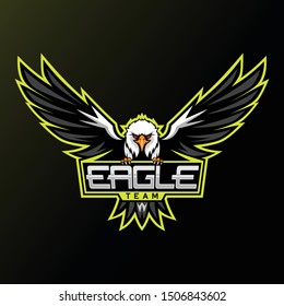 Eagle Mascot Logo Sport Team