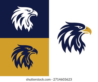 eagle mascot logo vector design 