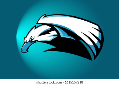 EAGLE MASCOT LOGO VECTOR EPS