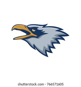 Eagle mascot logo vector premium quality design emblem isolated team simple
