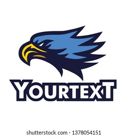 Eagle Mascot Logo Vector Template