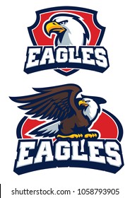 Eagle Mascot In Set