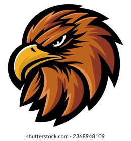 eagle mascot sport logo vector
