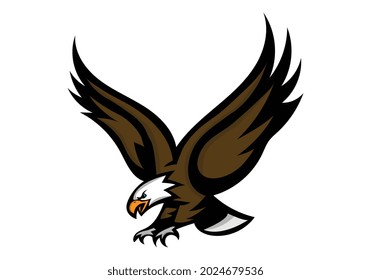 eagle mascot spread the wings