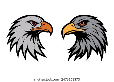 Eagle Mascot Vector Collection: High-Quality Graphic Design Art