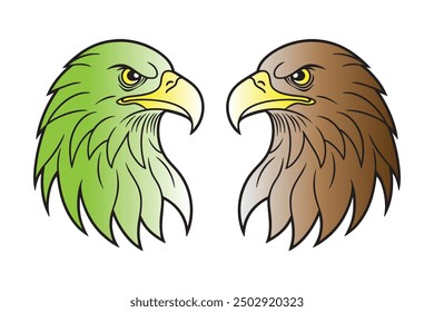Eagle Mascot Vector Collection: High-Quality Graphic Design Art