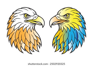 Eagle Mascot Vector Collection: High-Quality Graphic Design Art