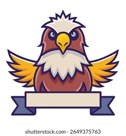 Eagle Mascot Vector | Fierce Graphic for Sports Teams Schools