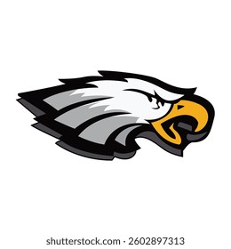 The eagle mascot vector illustration