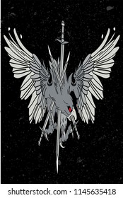 eagle medieval swords