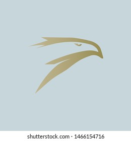 EAGLE MINIMALIST DESIGN LOGO VECTOR LINE ART