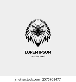 Eagle Minimalist Logo Design Template