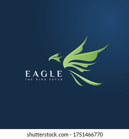 Eagle Modern Gradient logo for your new project, website, add to presentation, mockup, etc