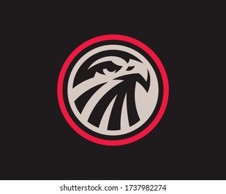 Eagle modern logo. Eagle design emblem template for a sport and eSport team.