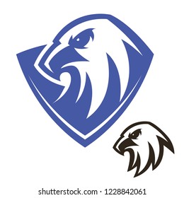 Eagle modern vector logo template