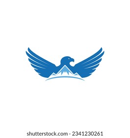 Eagle mountain company logo vector image