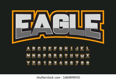 Eagle Old Cinematic Style Text Effect - 3d Text Style