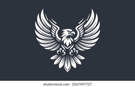 The eagle is one of the largest and most powerful birds of prey, so it is often a symbol of strength and courage.