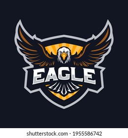 Eagle outdoor logo design template