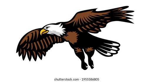 Plantilla de diseño de logotipo Eagle para exteriores