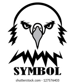 eagle outline black&white
