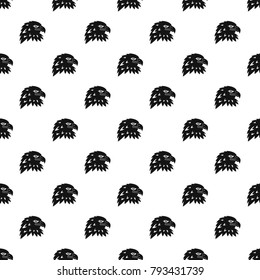 Eagle pattern seamless in simple style vector illustration
