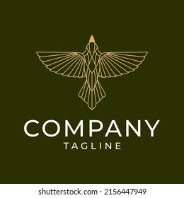 Adler-Phoenix-Logo-Linie, Vektorgrafik