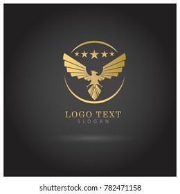 Eagle Phoenix Symbol and icon Logo Vector Template