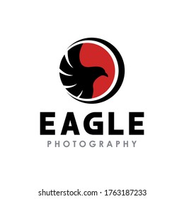 Logo de Eagle Photography. Diseño del logotipo de la cámara Eagle Drone