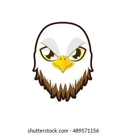 Eagle portrait illustration