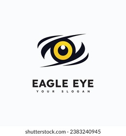 Eagle predator eye falcon bird logo       business