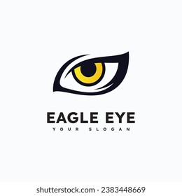 Eagle predator eye falcon bird logo       business