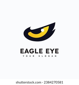 Eagle predator eye falcon bird logo       business