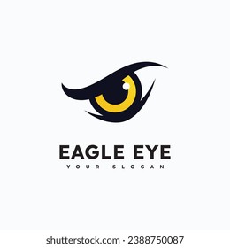 Eagle predator eye falcon bird logo       business