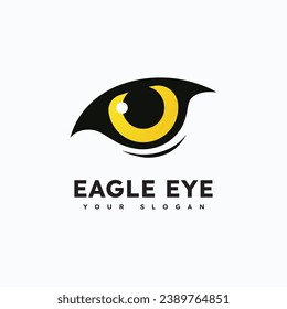 Eagle predator eye falcon bird logo       business