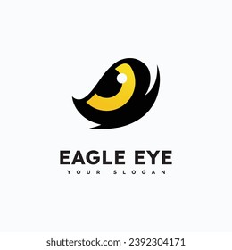 Eagle predator eye falcon bird logo       business