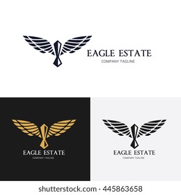 Eagle real estate logo.