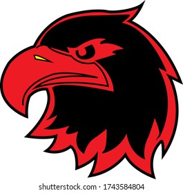 Hawk Mascot Stock Vector (Royalty Free) 197307938 | Shutterstock