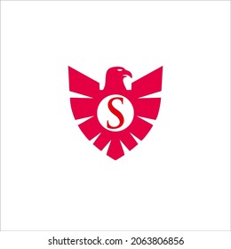 diseño del logotipo de eagle S para su marca y nombre de empresa