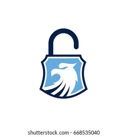 Eagle Security Logo Template