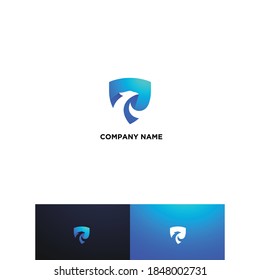 eagle security shield blue logo