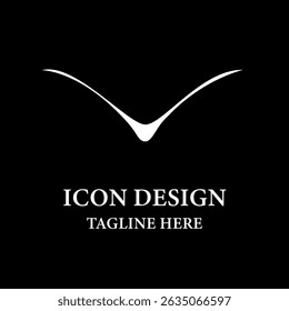 eagle shape stylish branded logo design