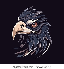 eagle with a sharp gaze